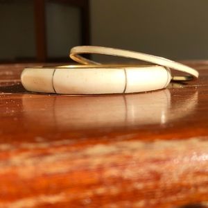 Ivory Color Bracelet Duo